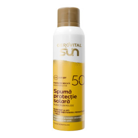 Spuma pentru protectie solara, SPF 50, 150 ml - Gerovital Sun
