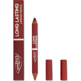 Creion de buze LipDuo 104 L Nude Rosato, eco-bio, 2,8 g - PuroBIO