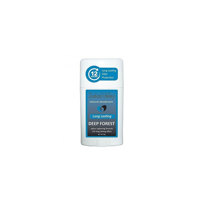 Deodorant natural stick pentru barbati, Deep Forest, 50 g - Indus Valley