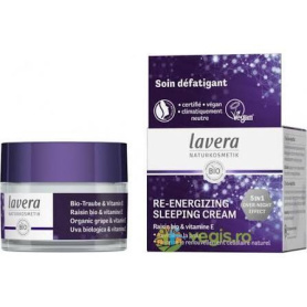 Crema de Noapte 5in1 Re-Energizing Sleeping, 50 ml, LAVERA