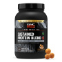 AMP Sustained Protein Blend, Amestec Proteic Din 4 Surse Pentru Suport Muscular, Cu Aroma De Pufuleti Cu Unt De Arahide, 899.6 g