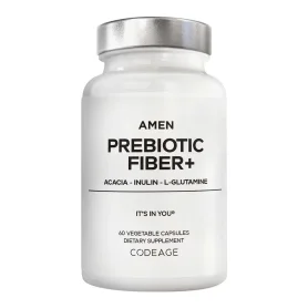 Codeage Amen Prebiotic Fiber+, Fibre prebiotice premium pentru echilibru digestiv, 60 capsule - GNC
