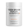 Codeage Teen Brain Focus Vitamins+, Concentrare Si Echilibru Mental Pentru Adolescenti, 60 capsule - GNC