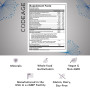 Codeage Clearface Vitamins+, Complex De Multivitamine Si Plante Pentru Piele Si Sanatate Generala Pentru Adolescenti, 90 capsule