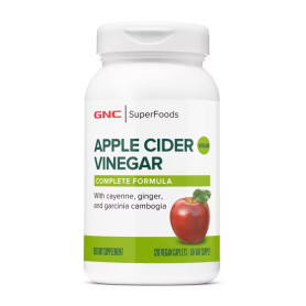 Superfoods Apple Cider Vinegar, Otet Din Cidru De Mere, Detox, Apetit Si Slabire, 120 tablete - GNC