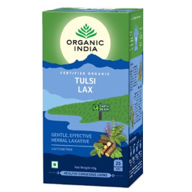 Ceai Tulsi Laxativ Natural cu Senna, eco-bio, 25 plicuri - ORGANIC INDIA