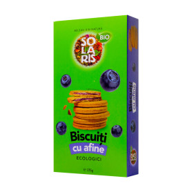 Biscuit cu crema de afine, eco-bio, 30 g - Solaris Plant