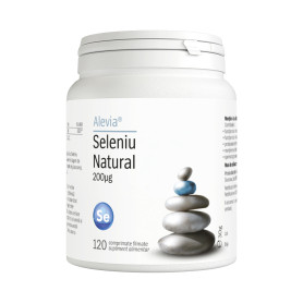 Seleniu Natural, 200 mcg, 120c comprimate - Alevia