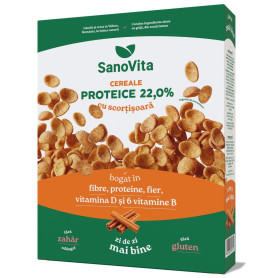Cereale Proteice cu Scortisoara, 250 g - SanoVita