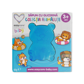 Sapun cu glicerină pentru copii cu animale, 60 g - Easy Care Baby