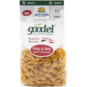 Paste cochilii din porumb, orez, amarant si teff, eco-bio, 250 g - Govinda