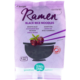 Taitei Ramen din orez negru, eco-bio, 280 g - Terrasana