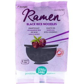 Taitei Ramen din orez negru, eco-bio, 280 g - Terrasana