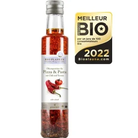 Ulei pentru pizza si paste cu chili si rosii, eco-bio, 250 ml - Bio Planete