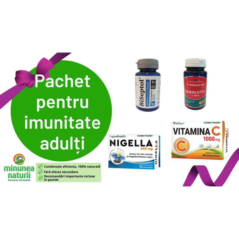 Pachet pentru imunitate crescuta adulti