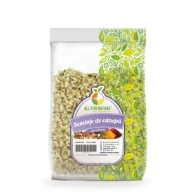 Seminte de canepa decorticate, 300 g - ALL FOR NATURE