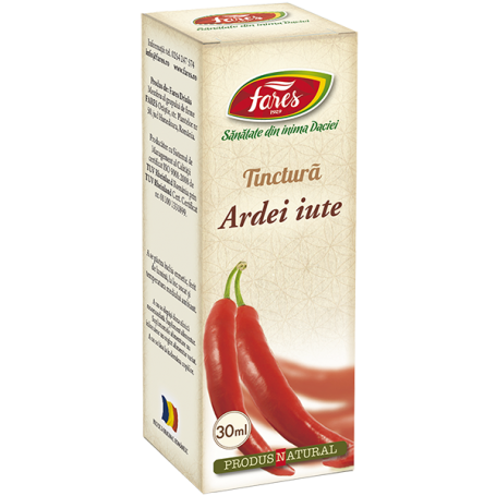 Ardei iute tinctura - 30ml - Fares