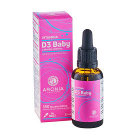 Vitamina D3 Baby, 400 UI, 30 ml - Aronia Charlottenburg