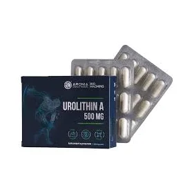 Urolithin A, pentru forta musculara si energie celulara, 500 mg, 30 capsule - Aronia Charlottenburg