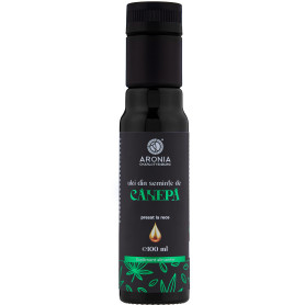 Ulei din Seminte de Canepa presat la rece, eco-bio, 100 ml - Aronia Charlottenburg