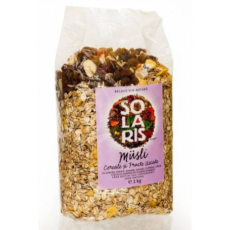 Musli Cereale Si Fructe 1000g - Solaris