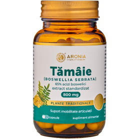 Tamaie Extract, pentru articulatii, digestie si piele, 800 mg, 60 capsule - Aronia Charlottenburg
