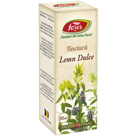 Lemn dulce tinctura - 30ml - Fares