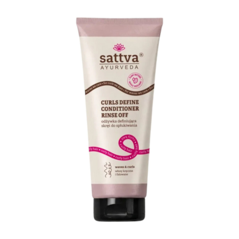 Balsam leave-in pentru par cret, ondulat, 200 ml - Sattva Ayurveda