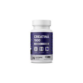 Creatina monohidrata, 1000 mg,  90 tablete - Nutrific