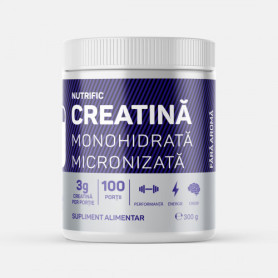 Creatina monohidratata micronizata, 300 g - Nutrific