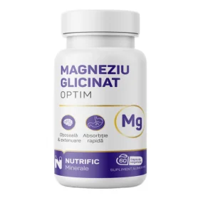Magneziu glicinat optim, 30 capsule vegetale, Nutrific