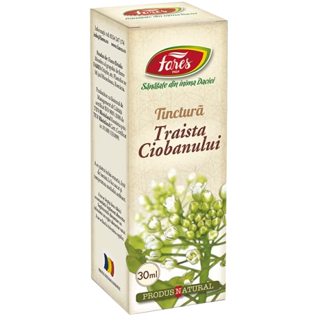Traista ciobanului tinctura - 30ml - Fares