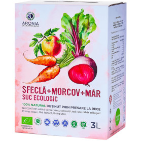 Suc de Sfecla, Morcov si Mar, eco-bio, 3 L - Aronia Charlottenburg