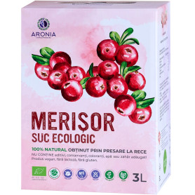 Suc de Merisoare, eco-bio, 3 L - Aronia Charlottenburg