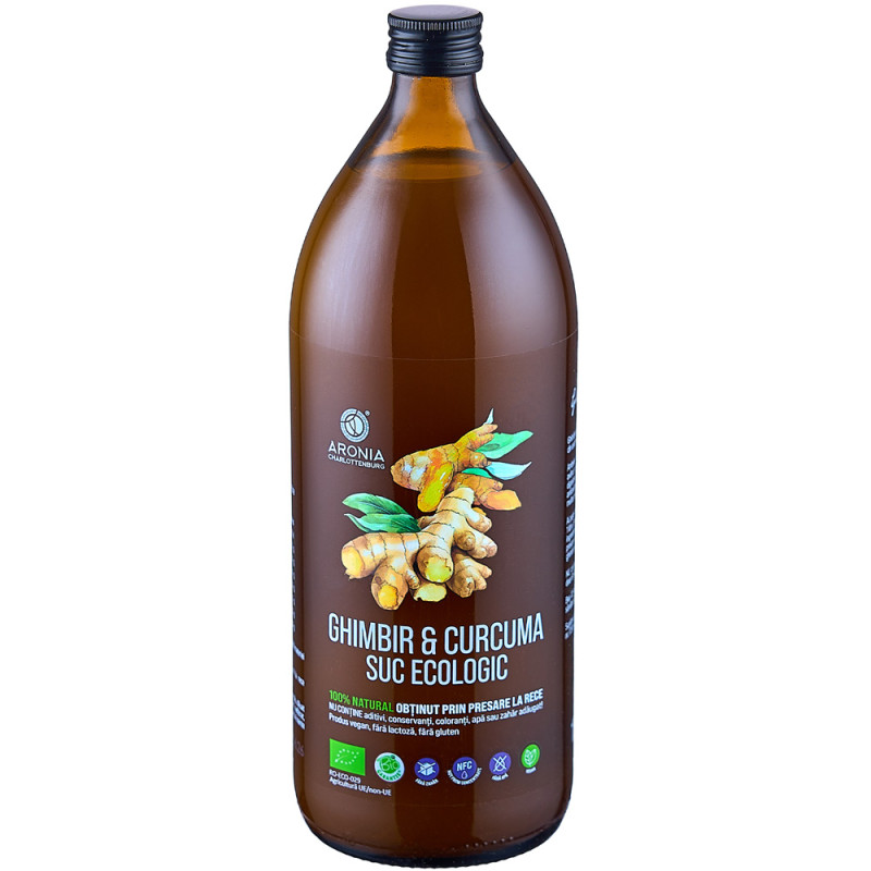 Suc de Ghimbir si Curcuma, eco-bio, 1 L - Aronia Charlottenburg