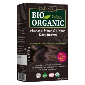 Vopsea de par Henna Saten Inchis, 100 g - Indus Valley