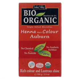 Vopsea de par Henna Auburn, eco-bio, 100 g - Indus Valley