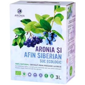 Suc de Aronia si Afin Siberian, eco-bio, 3 L - Aronia Charlottenburg