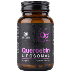 Quercetina Lipozomala, pentru sustinerea sistemului imunitar, 400 mg, 60 capsule - Aronia Charlottenburg