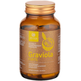 Premium Graviola Forte, pentru sustinerea sistemului imunitar, 500 mg, 120 capsule - Aronia Charlottenburg