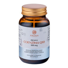 Premium Coenzima Q10,100 mg, 60 capsule - Aronia Charlottenburg
