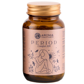 Period Comfort AM, Ulei de luminița-noptii, pentru echilibrul hormonal si ameliorarea disconfortului menstrual,1000 mg, 60 capsu