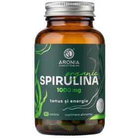Organic Spirulina, 1000 mg, 90 tablete - Aronia Charlottenburg