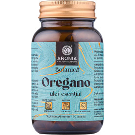 Ulei esential de oregano salbatic, pentru sanatatea cailor respiratorii, 250 mg, 60 capsule - Aronia Charlottenburg