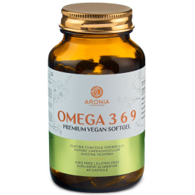 Omega 3-6-9 Premium Vegan,  60 capsule - Aronia Charlottenburg