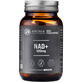 NAD+,  pentru sustinerea energiei si regenerarea celulara, 500 mg, 60 capsule vegetale - Aronia Charlottenburg