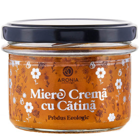 Miere crema cu catina, eco-bio, 220 g - Aronia Charlottenburg