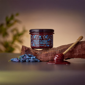 Miere crema cu Afin Siberian, eco-bio, 220 g - Aronia Charlottenburg