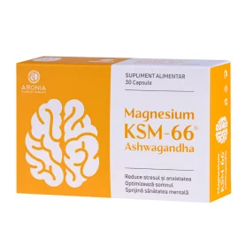 Magnesium + Ashwagandha KSM-66, 30 capsule vegetale - Aronia Charlottenburg