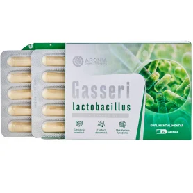 Lactobacillus Gasseri 50 miliarde UFC, pentru sanatatea florei intestinale, 30 capsule - Aronia Charlottenburg